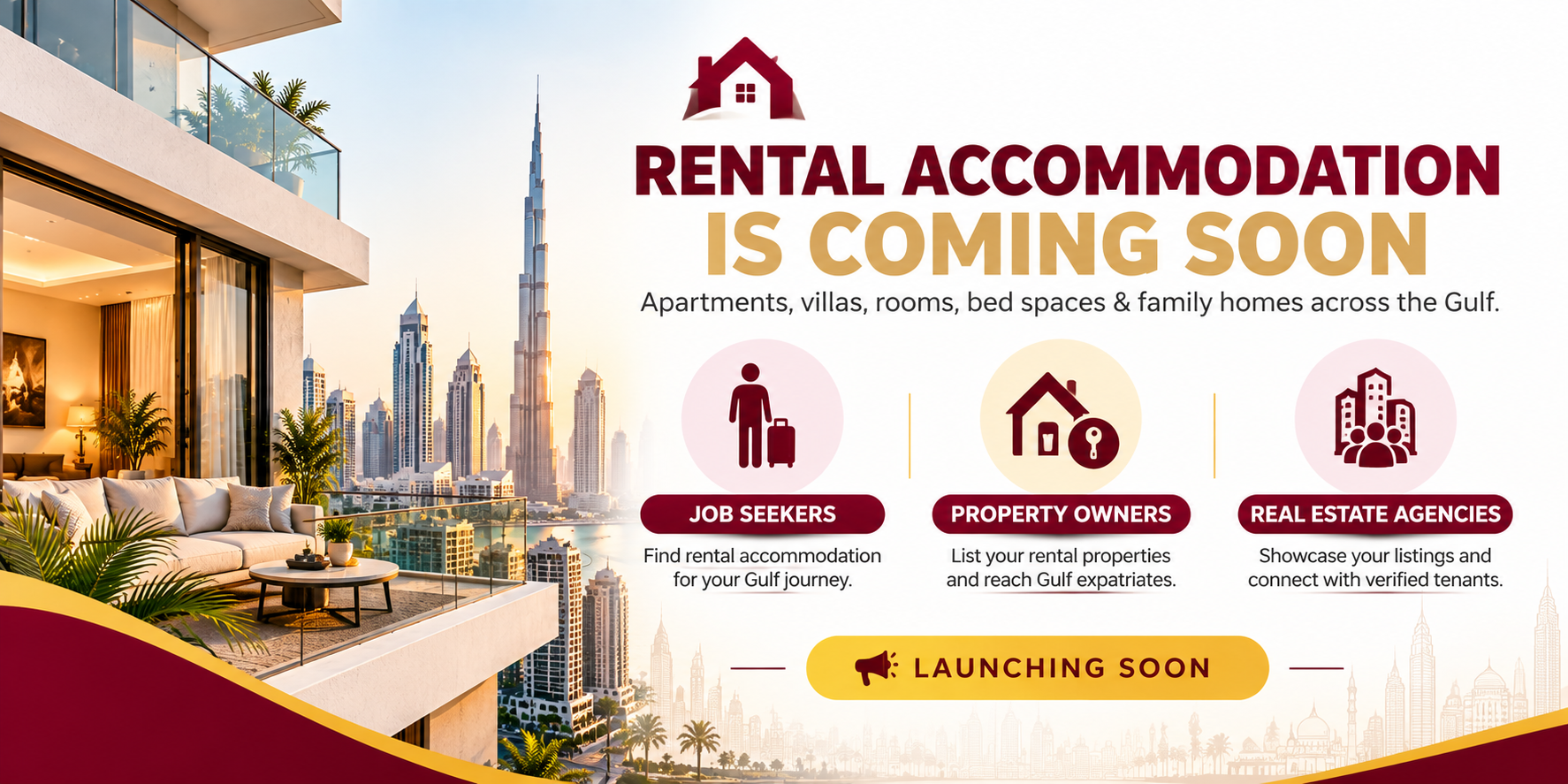 GulfNest Rental Accommodation Coming Soon